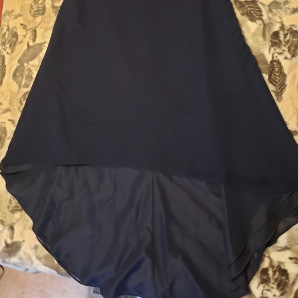 High-Low Navy Dress - Picture 2 of 4